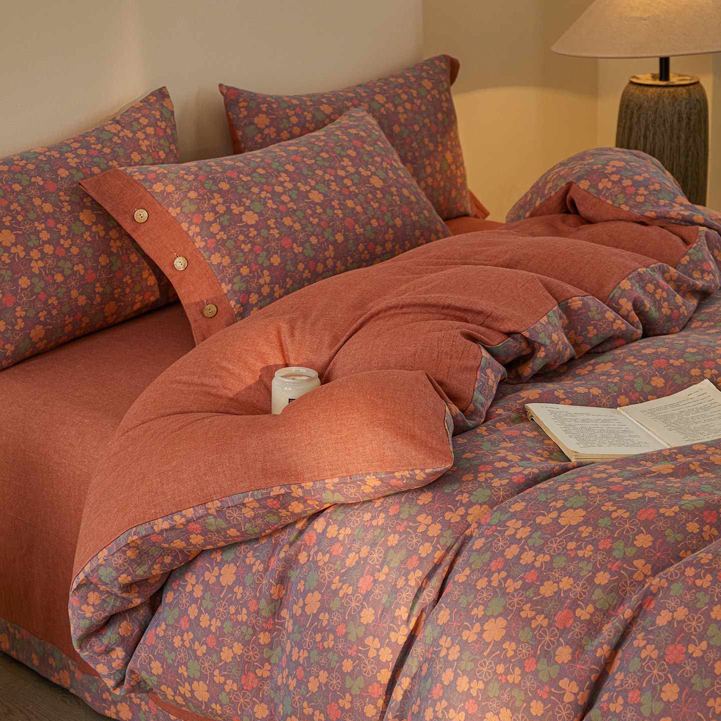 Woolen Duvet Set 4Pcs