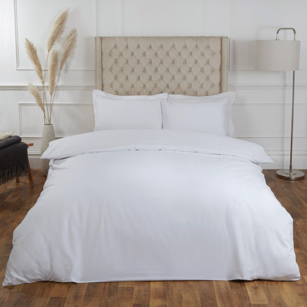 Duvet Cover White Plain