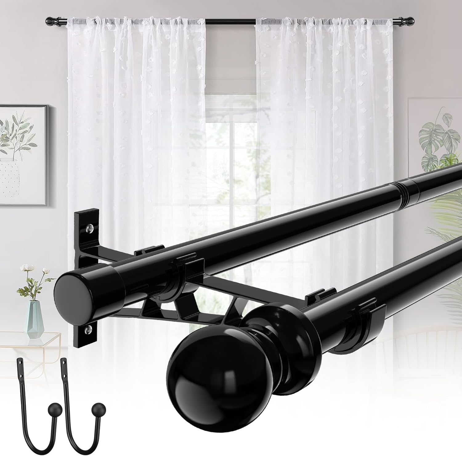 Curtain Rod 3Mtr Double