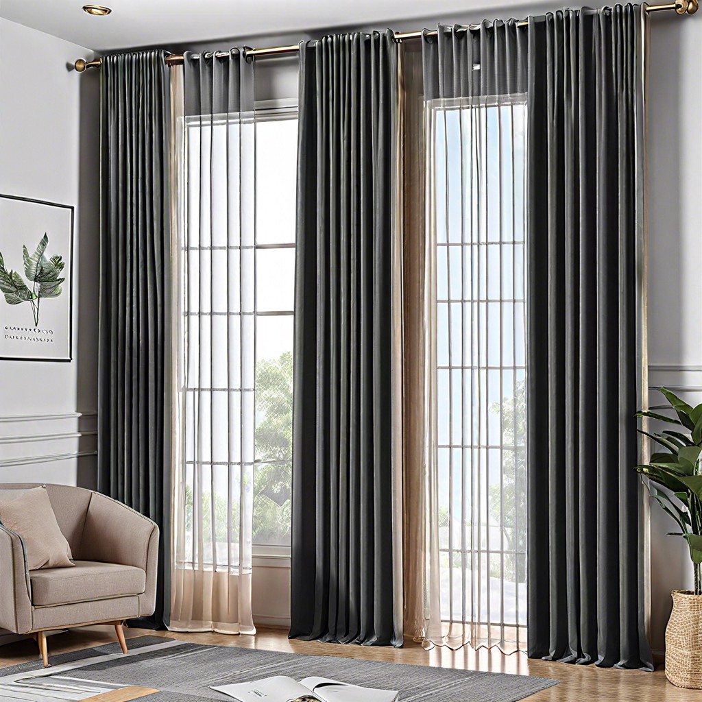 Linen Curtain Set