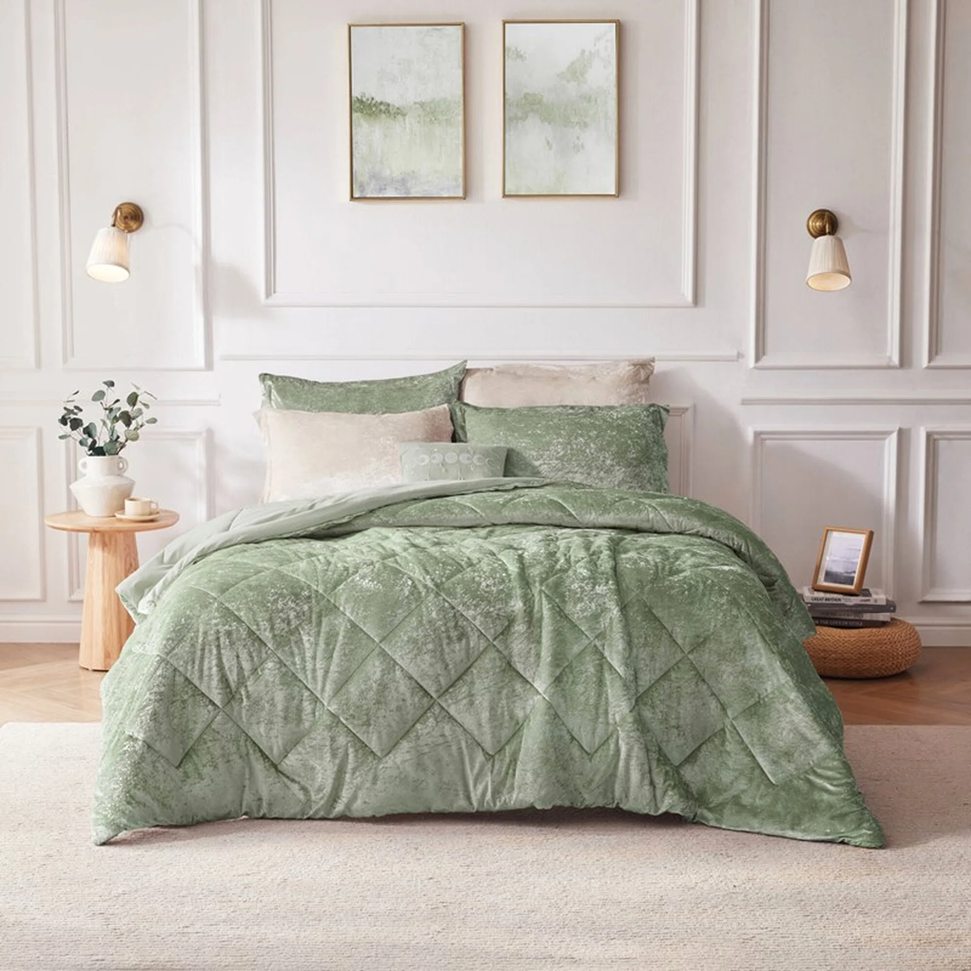 Velvet Duvet Set 4Pcs